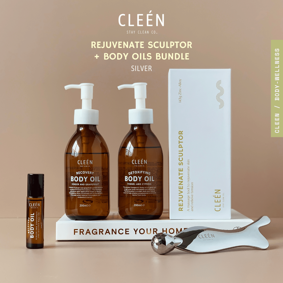 Cleén Rejuvenate Sculptor + 2 Body Oils Bundle