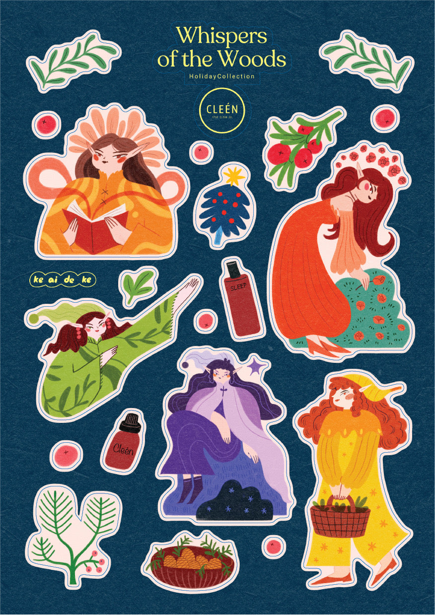 Christmas Whispers Sticker