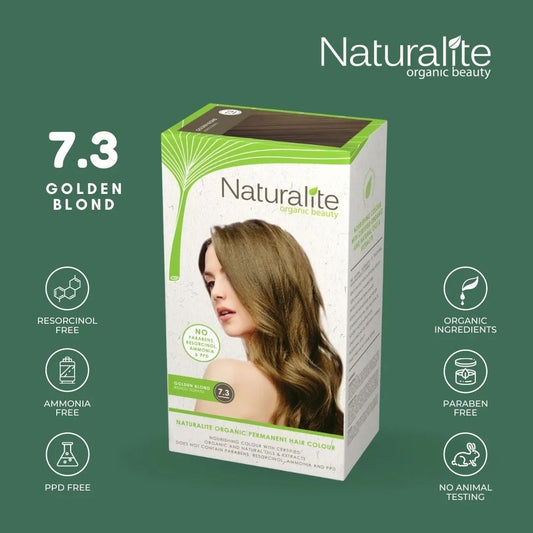 ( 7.3 Golden Blond ) Naturalite Organic Beauty Permanent Hair Colours Hair Dye
