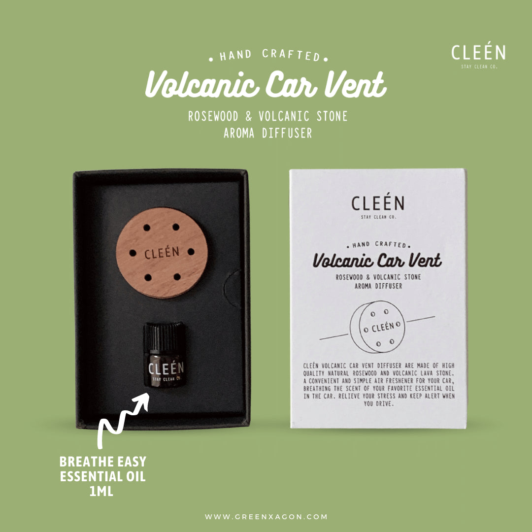 Cleen Volcanic Car Vent Essential Oil Diffuser