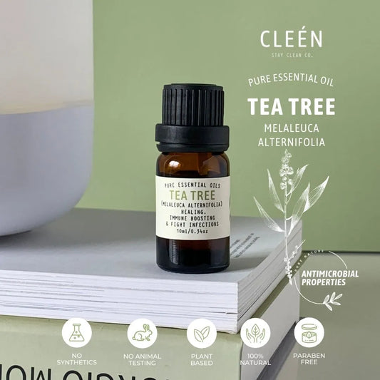 Cleen Tea Tree ( Melalueca Alternifolia ) Pure Essential Oils 10ml
