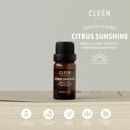Cleen Citrus Sunshine Essential Oils 10ml [Kid-safe]