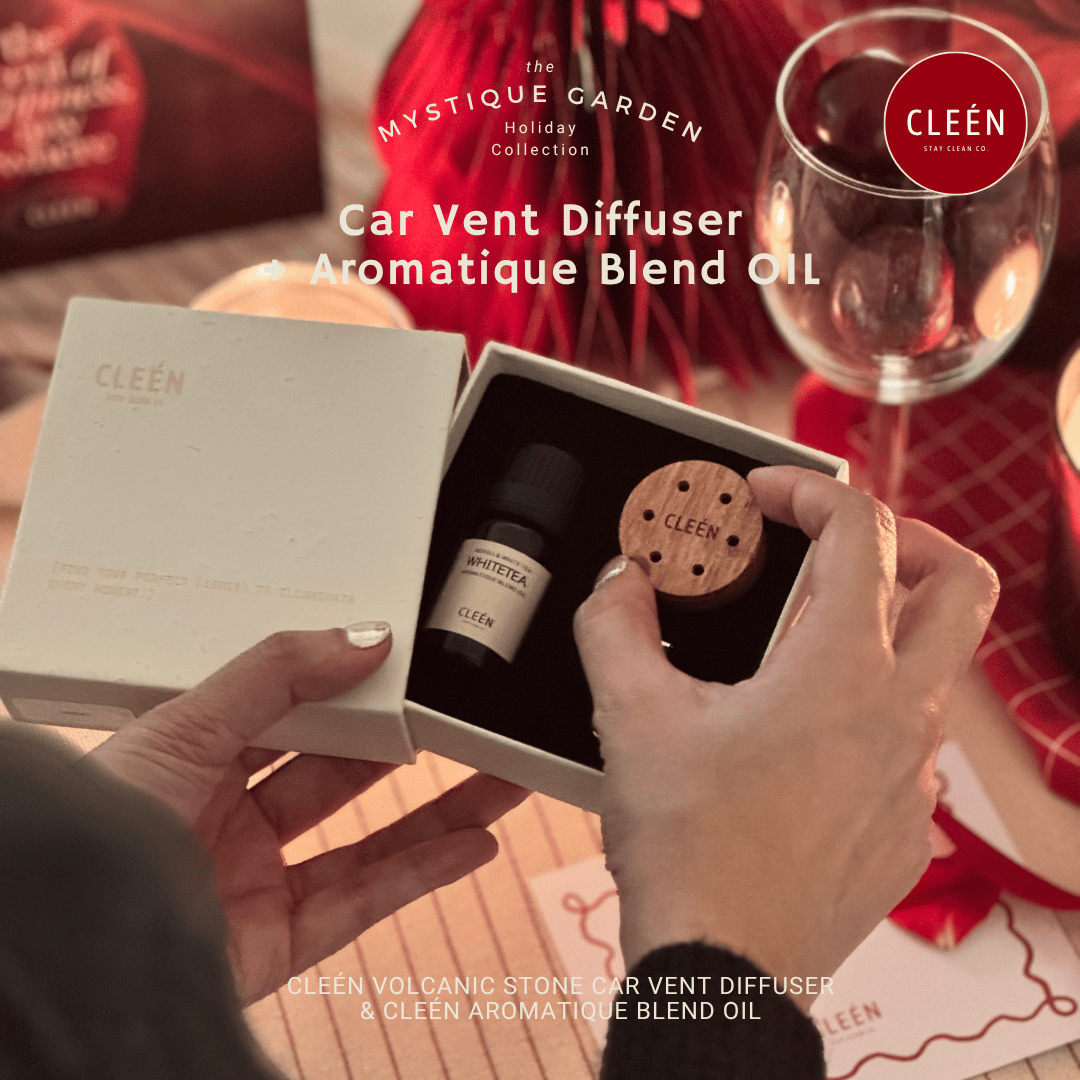 Cleén Car Vent Diffuser + Aromatique Blend OIL