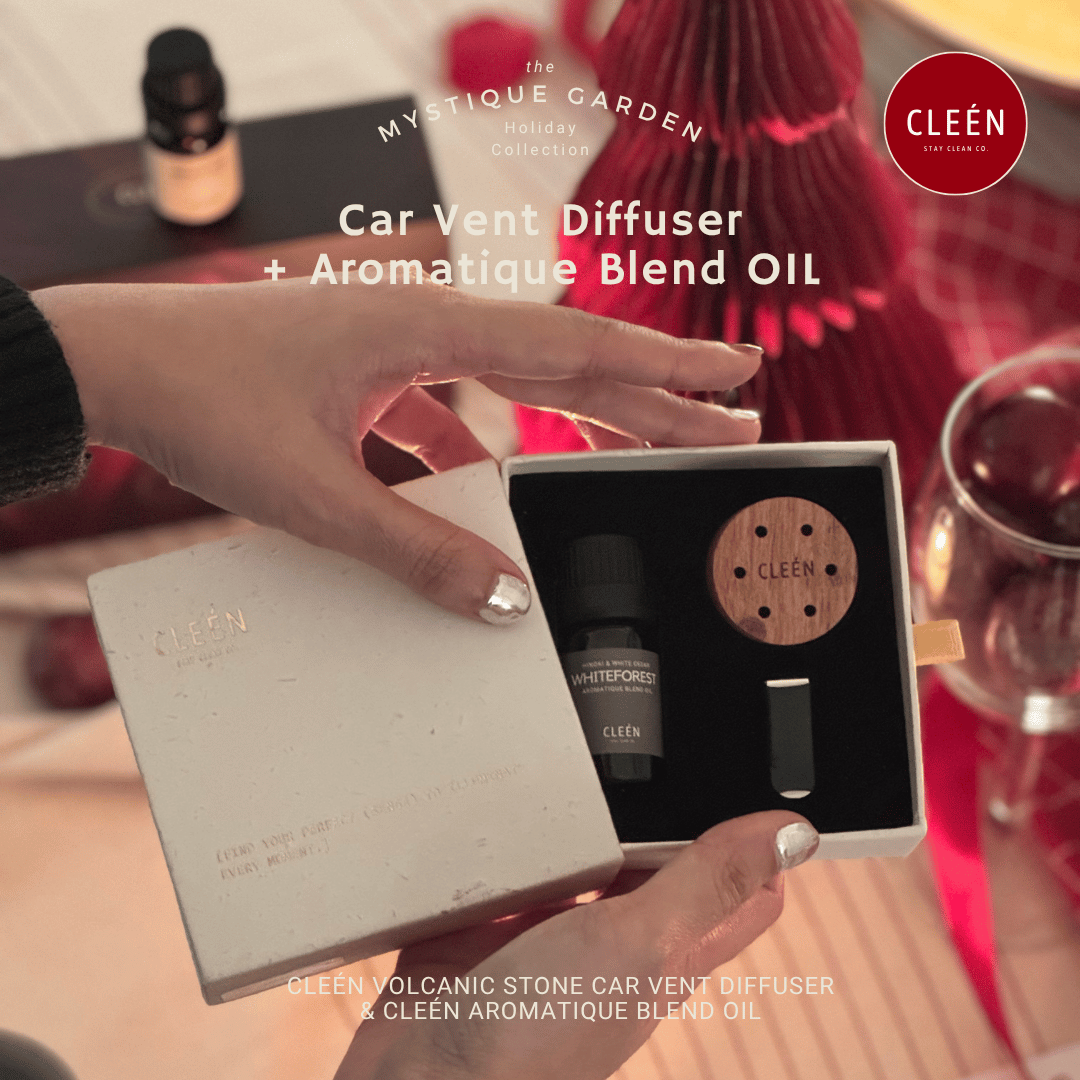 Cleén Car Vent Diffuser + Aromatique Blend OIL