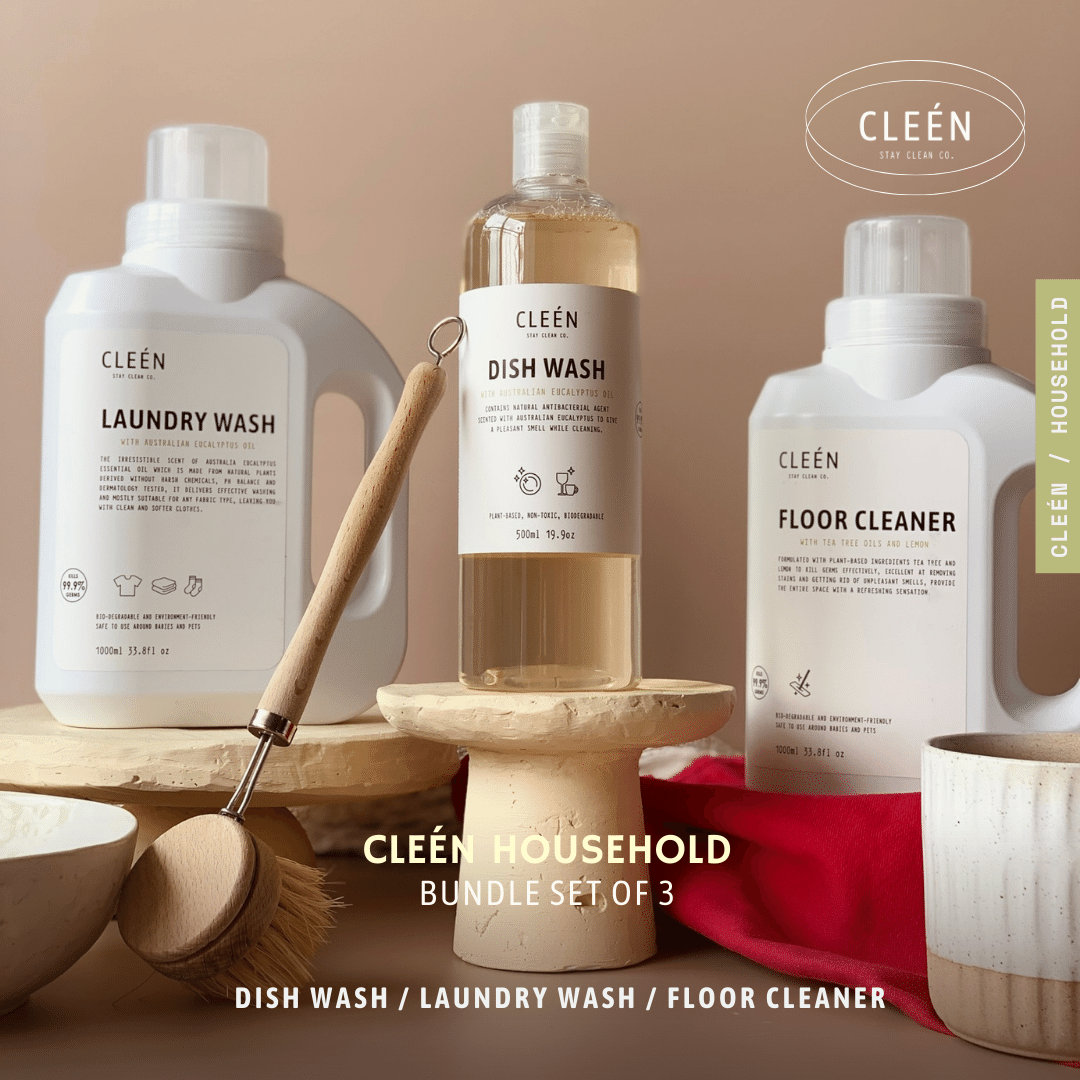 Cleén Household Bundle Set Of 3 [Kid-safe]