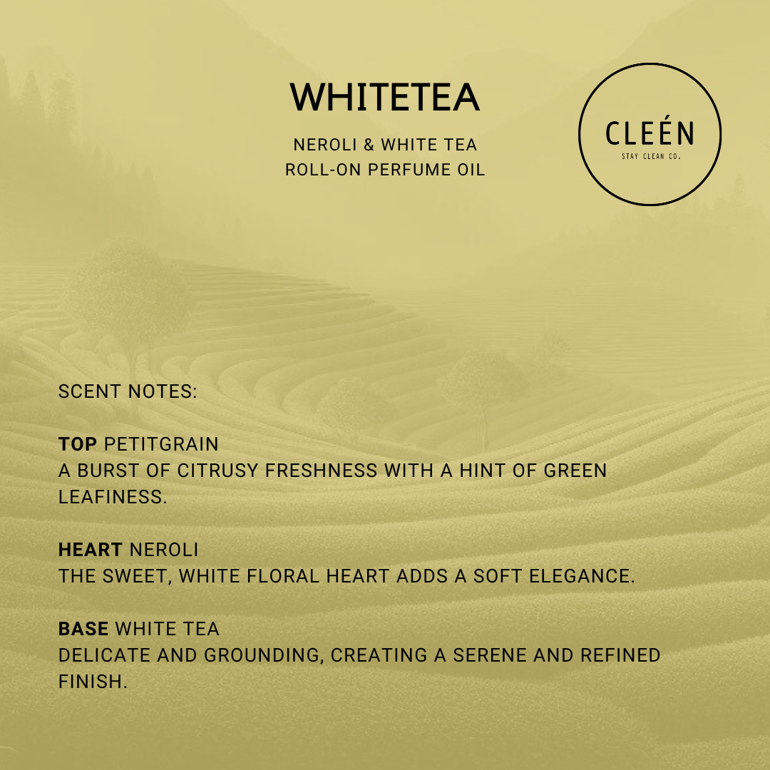 Cleén Whitetea Roll-On Perfume Oil 10ml 【PRE-ORDER | SHIP ON 11/JULY】