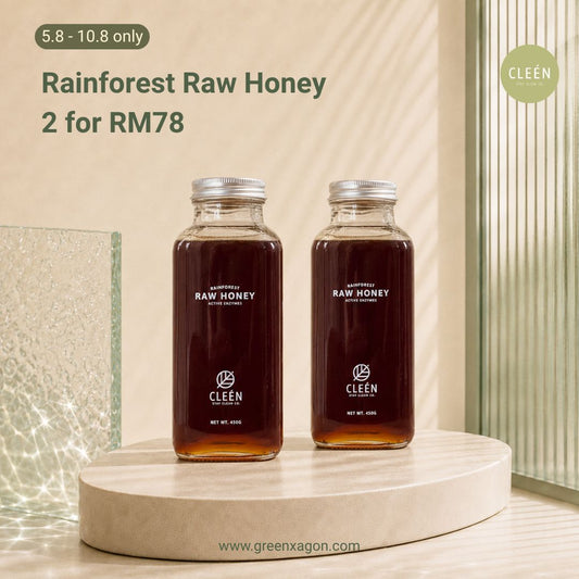 [Aug Sale] [BUY 1 FREE 1] Cleén Rainforest Raw Honey