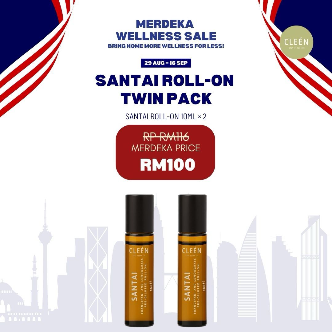 【Merdeka】Cleén Santai Roll-On
