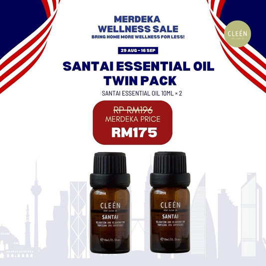【Merdeka】Cleén Santai Essential Oil 10ml