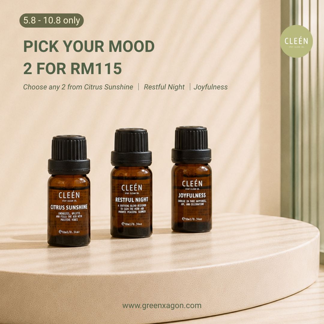 [Aug Sale] [Mix & Match Duo] Cleén Essential Oil Bundle