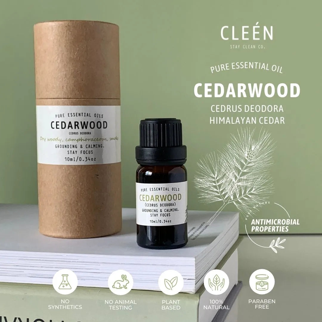 Cleen Cedarwood Pure Essential Oils 10ml