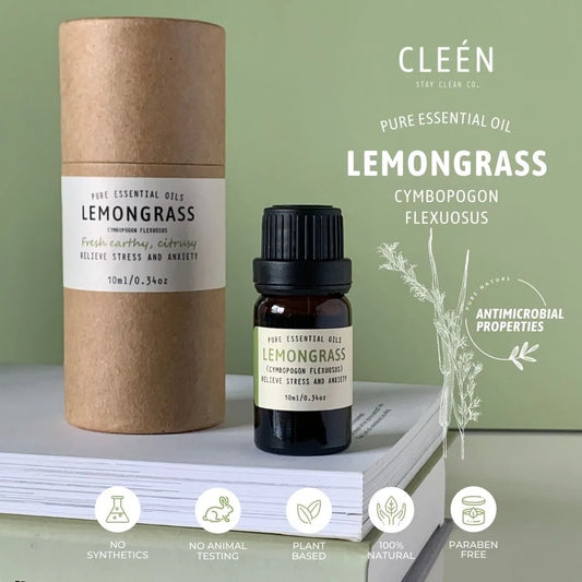 Cleen Lemongrass Pure Essential Oils 10ml