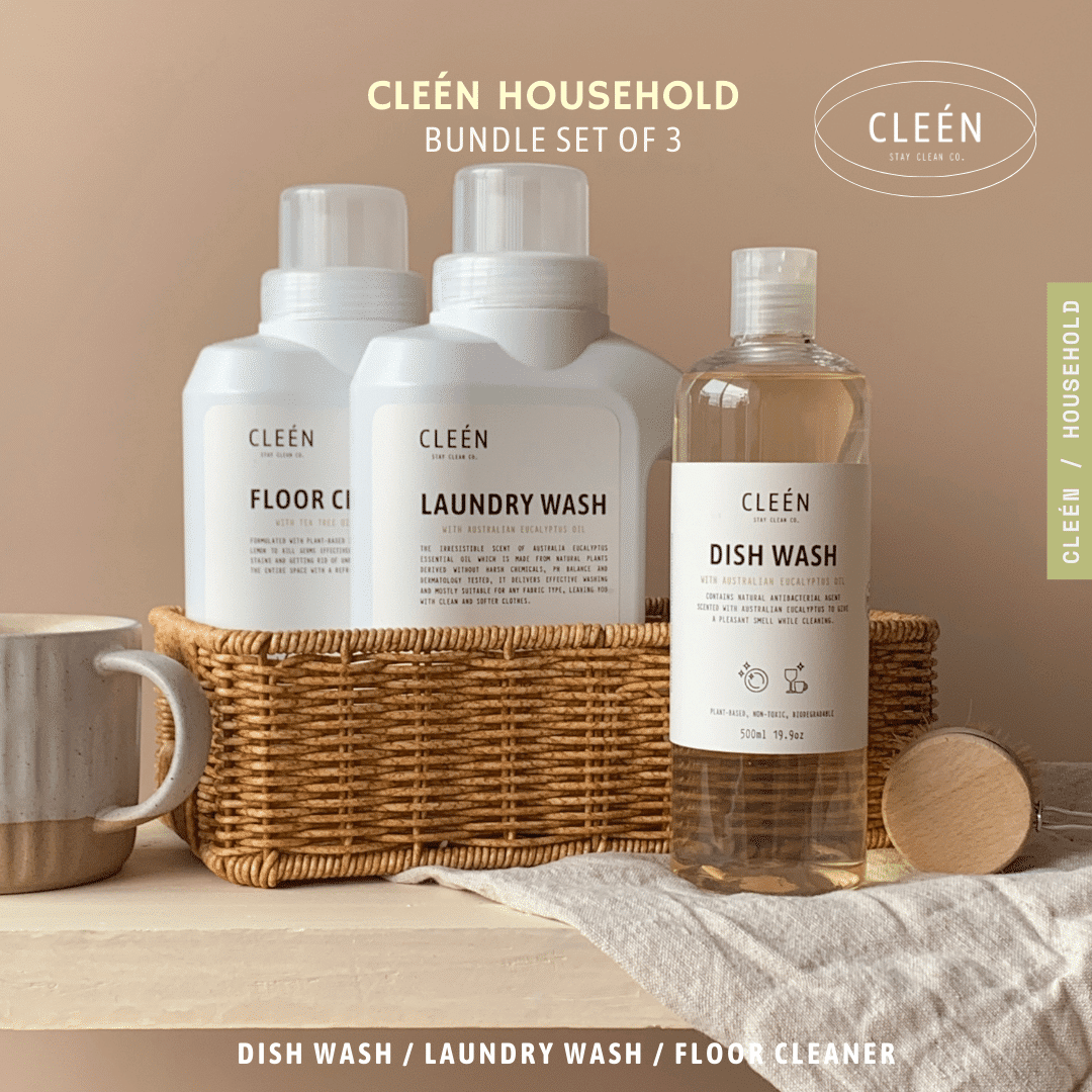 Cleén Household Bundle Set Of 3 [Kid-safe]