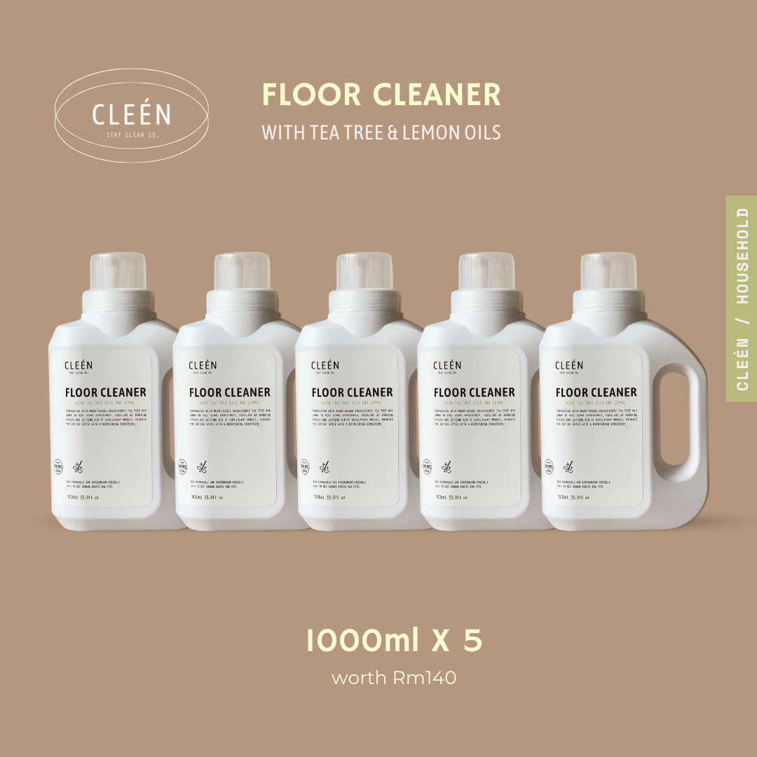 Cleén Household Floor Cleaner [SAFE For Babies ]