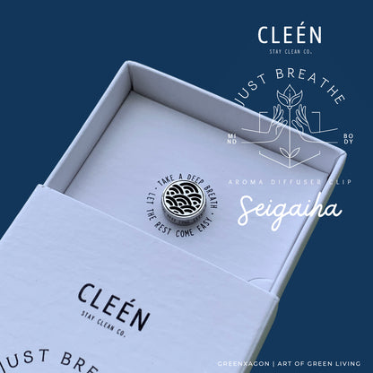 Cleen Just Breathe Aroma Diffuser Clip + Breathe Easy 1ml